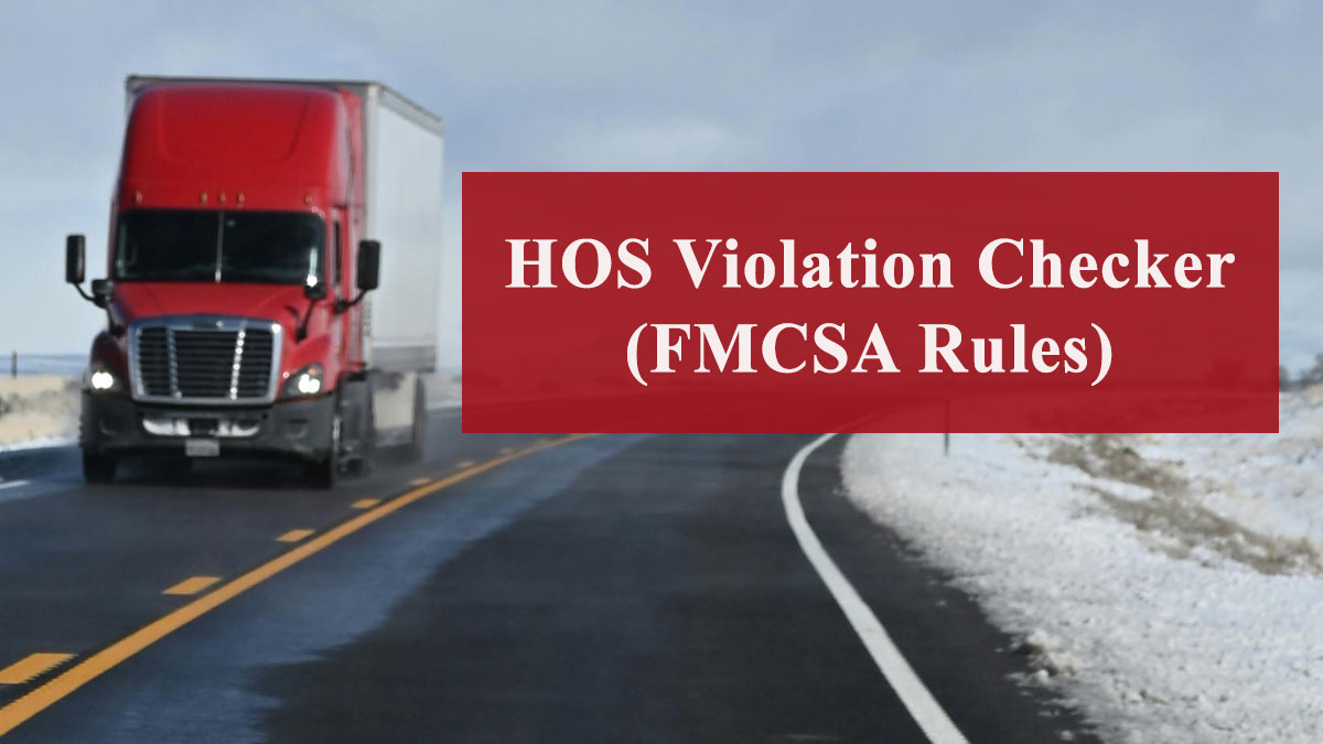 HOS Violation Checker