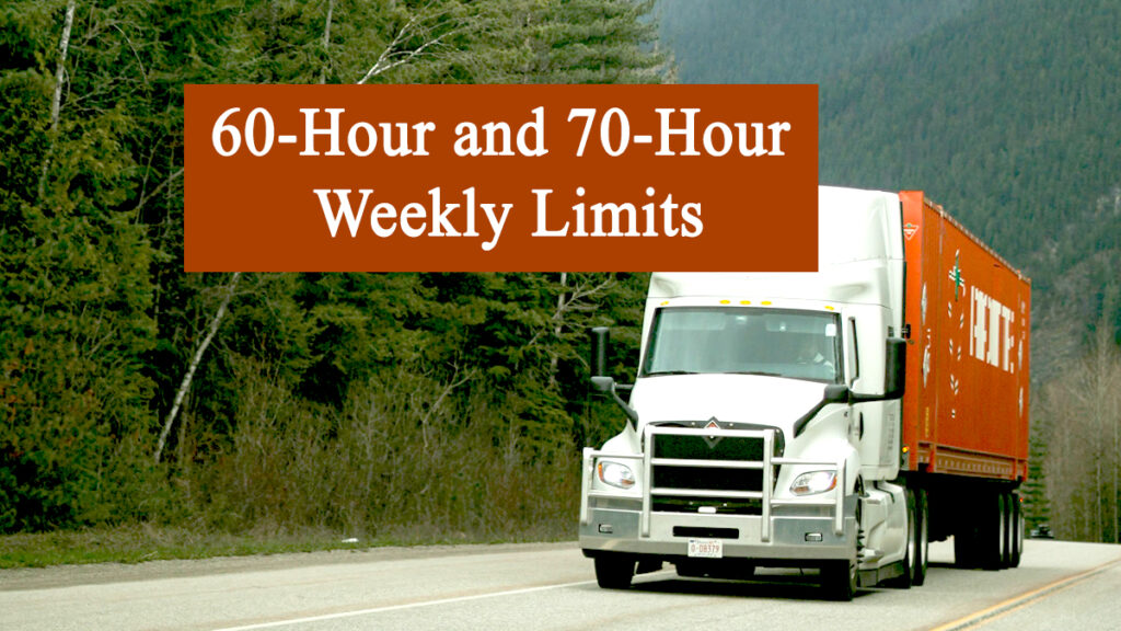 The 60-Hour and 70-Hour Weekly Limits