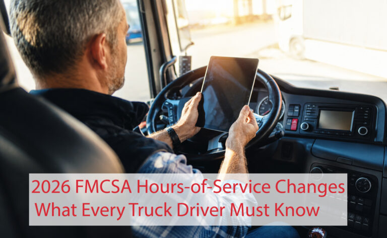 2026 FMCSA Hours-of-Service Changes: What Every Truck Driver Must Know